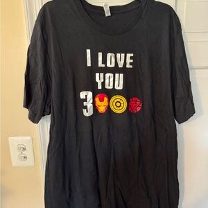 Iron man Black T-Shirt